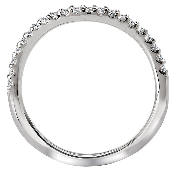 Round Curved Wedding Band