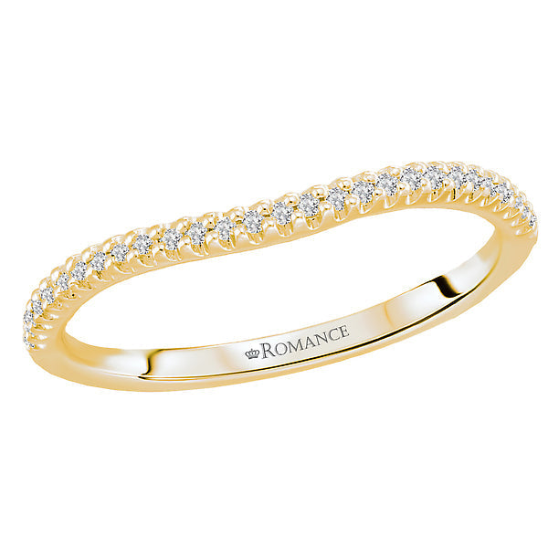 Round Curved Wedding Band