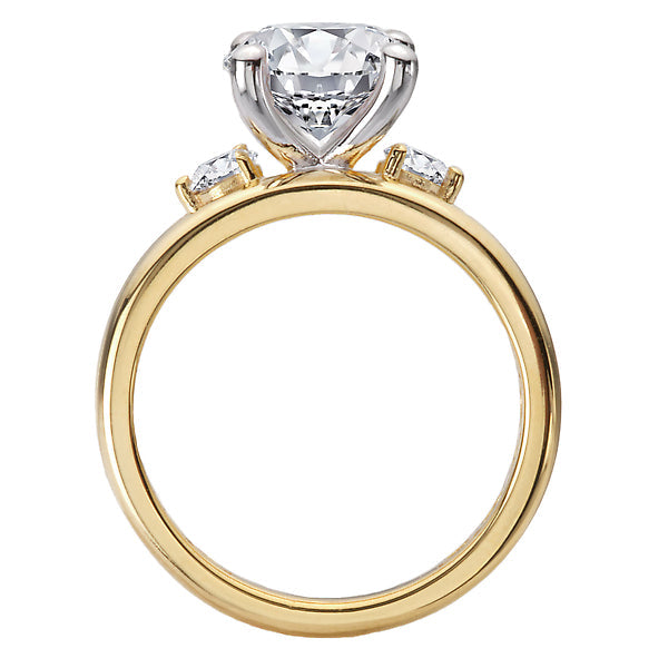 Round Diamond Semi-Mount Engagement Ring