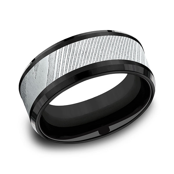 Titanium Men's Wedding Band - CF109814
