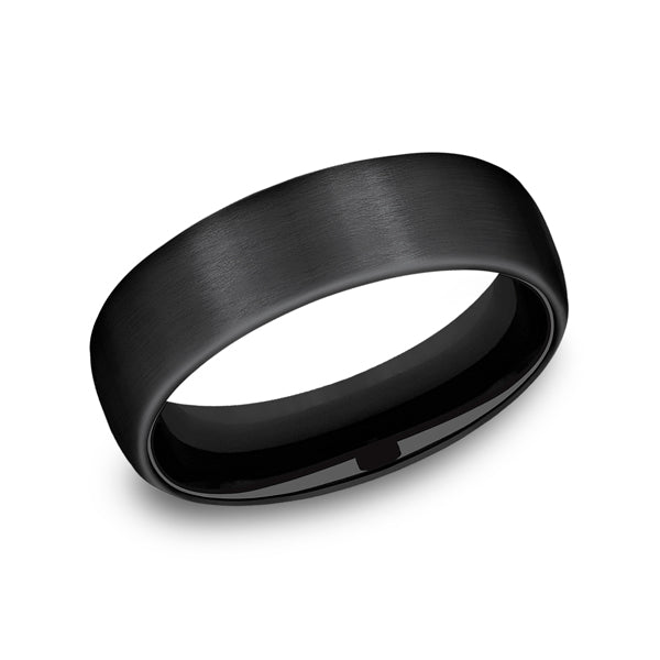 Black Titanium Men's Wedding Band - CF716561