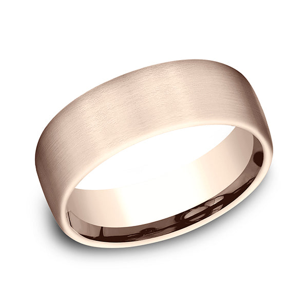 14K Rose Gold Men's Wedding Band - CF717561