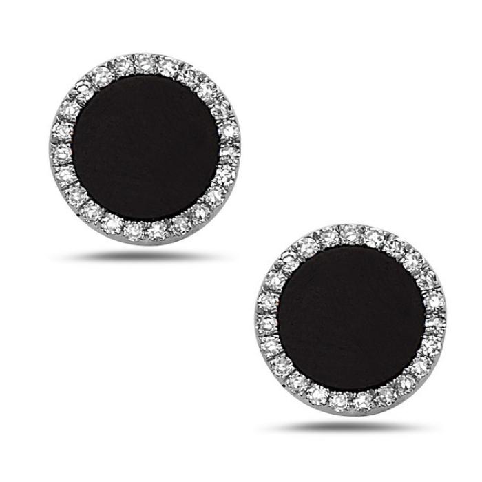 14K White Gold Earrings