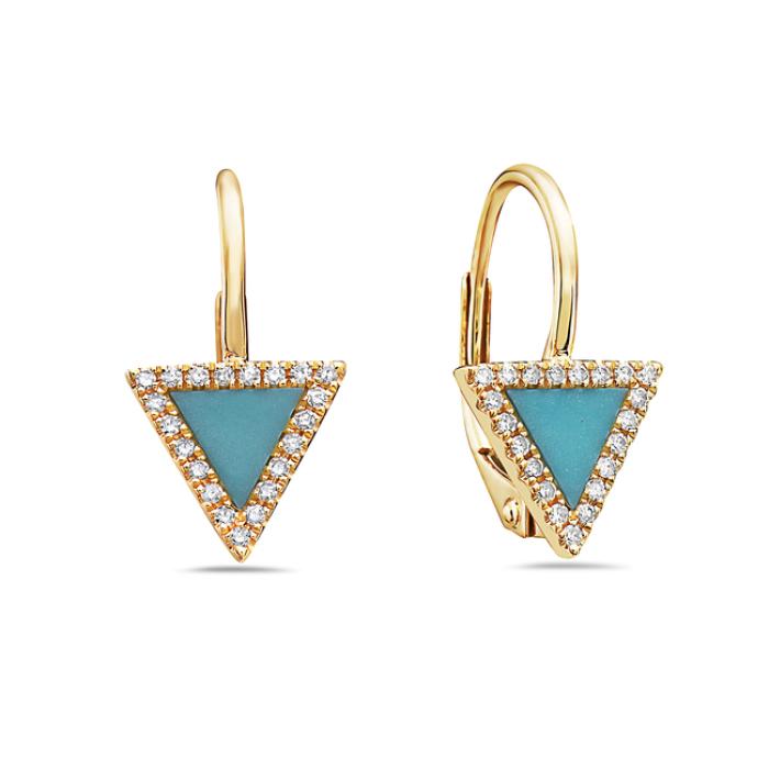14K Yellow Gold Earrings