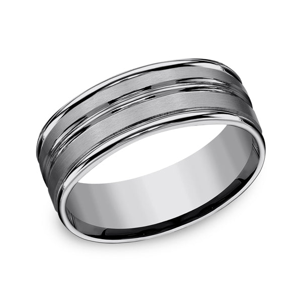 Tungsten Men's Wedding Band - RECF5818
