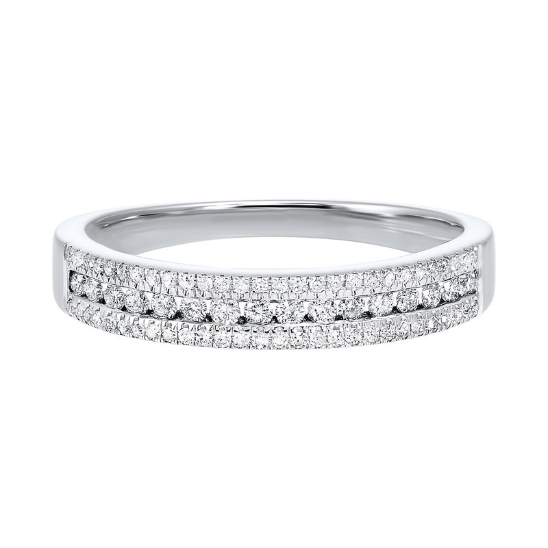 14kt white gold diamond 1/4ctw ring