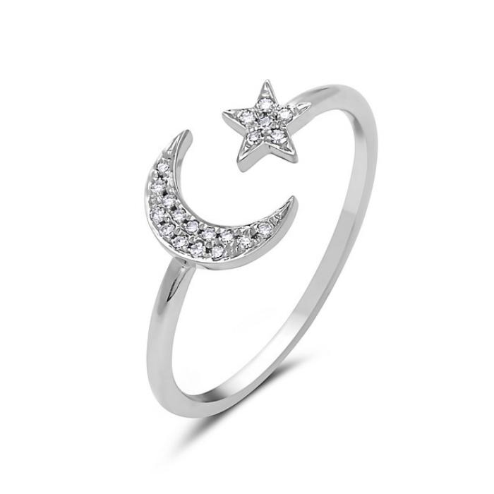 14K White Gold Ring