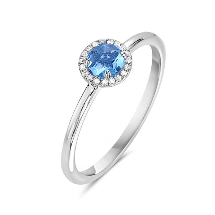 14K White Gold Ring