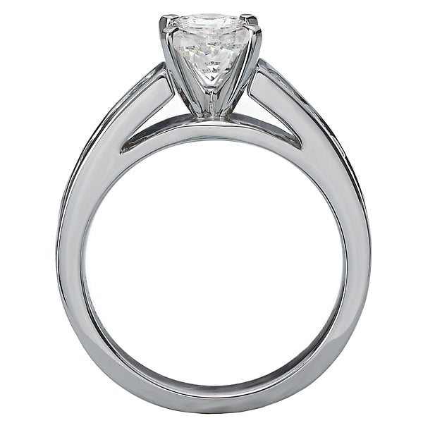 Round Classic Semi-Mount Diamond Ring
