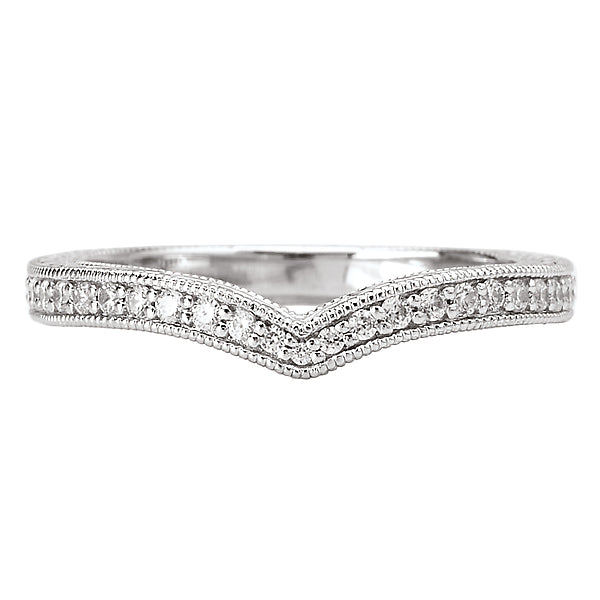 Round Curved Wedding Band