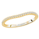 Round Curved Wedding Band