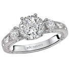 Round Vintage Semi-Mount Diamond Ring