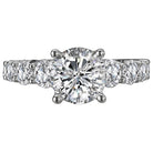 Round Classic Semi-Mount Diamond Ring