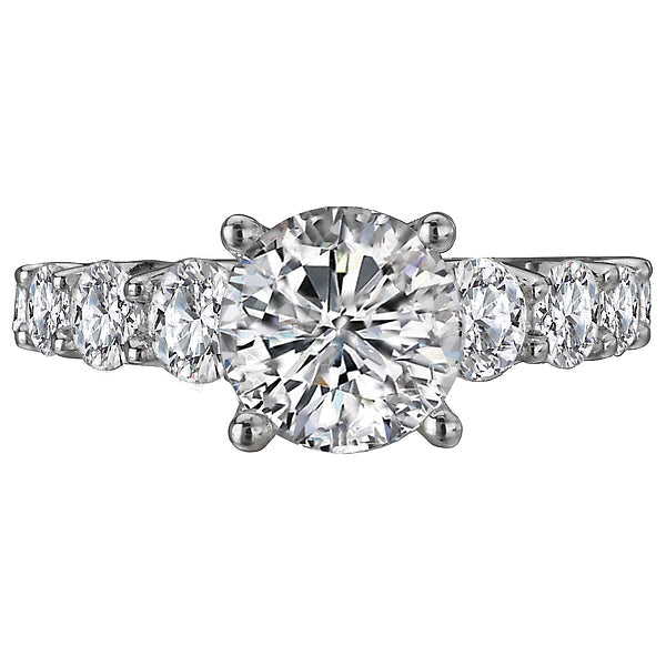 Round Classic Semi-Mount Diamond Ring