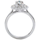 Marquise Halo Semi-Mount Diamond Ring