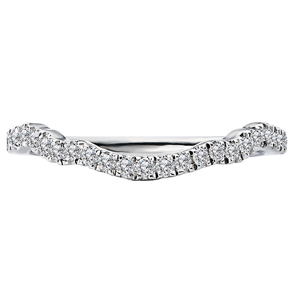 Round Curved Wedding Band