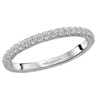 Round Matching Diamond Wedding Band