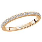 Round Matching Diamond Wedding Band