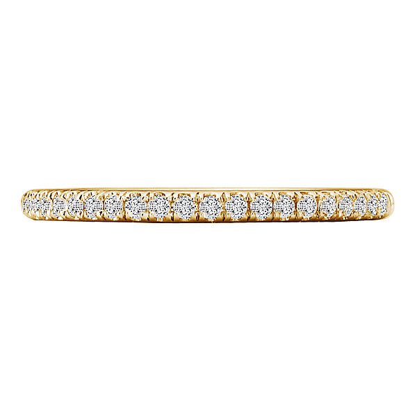 Round Diamond Wedding Band