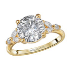 Round Diamond Semi-Mount Engagement Ring