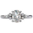 Oval Diamond Semi-Mount Engagement Ring