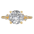 Round Semi-Mount Diamond Engagement Ring