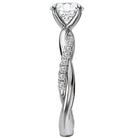 Round Semi-Mount Diamond Engagement Ring