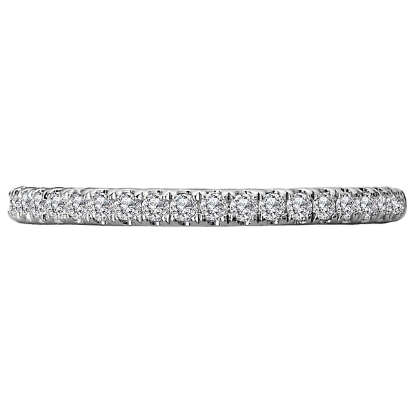 Round Diamond Wedding Band