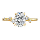 Oval Diamond Semi-Mount Engagement Ring