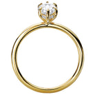 Marquise Diamond Hidden Halo Engagement Ring