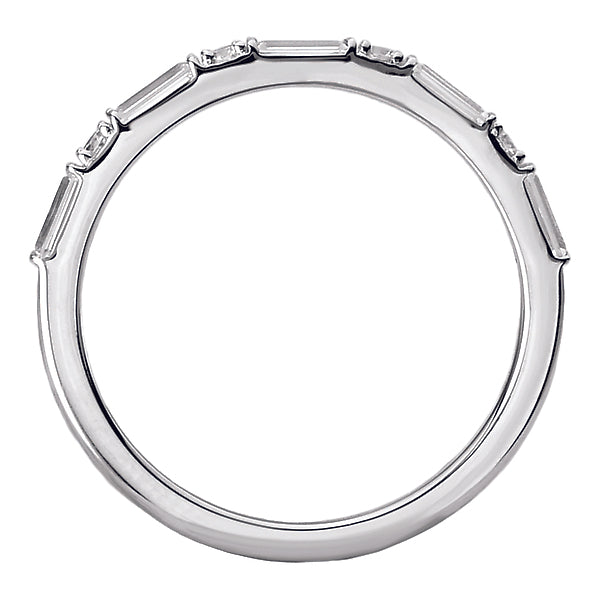 Baguette Diamond Wedding Band