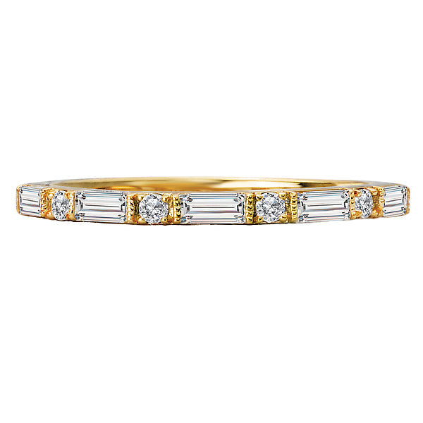 Baguette Diamond Wedding Band