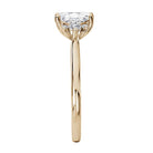 Oval Semi-Mount Diamond Engagement Ring