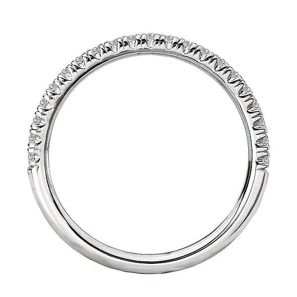 Round Diamond Wedding Band
