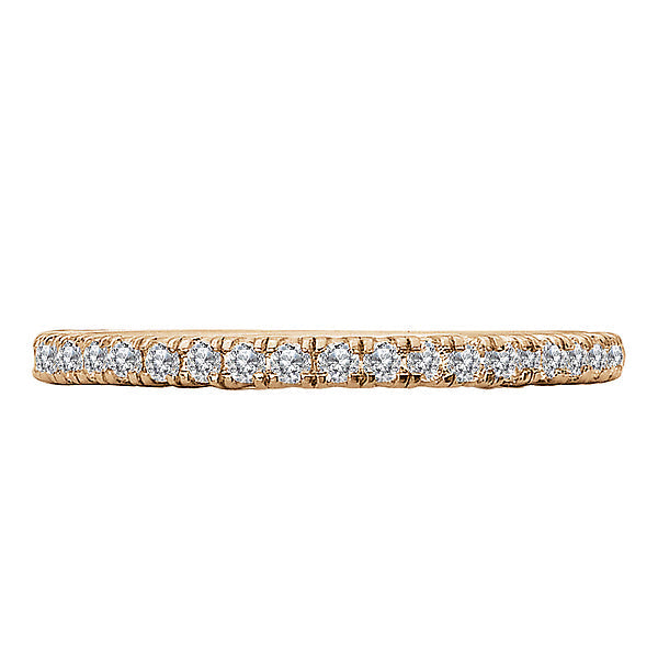 Round Diamond Wedding Band