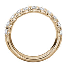 Round Diamond Wedding Band