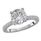 Round Diamond Semi-Mount Engagement Ring