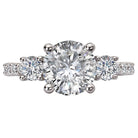 Round Diamond Semi-Mount Engagement Ring