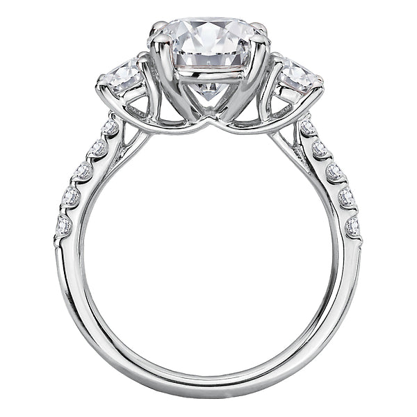 Round Diamond Semi-Mount Engagement Ring