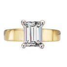 Round Diamond Semi-Mount Hidden Halo Engagement Ring