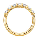 Round Diamond Wedding Band