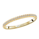 Round Straight Diamond Wedding Band