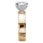 Bold Band Semi-Mount Diamond Engagement Ring