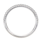 Round Diamond Straight Front Diamond Ring