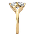 Oval Semi-Mount Diamond Halo Engagement Ring