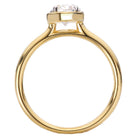 Oval Moval-Shape, Oval Diamond Semi-Mount Engagement Ring