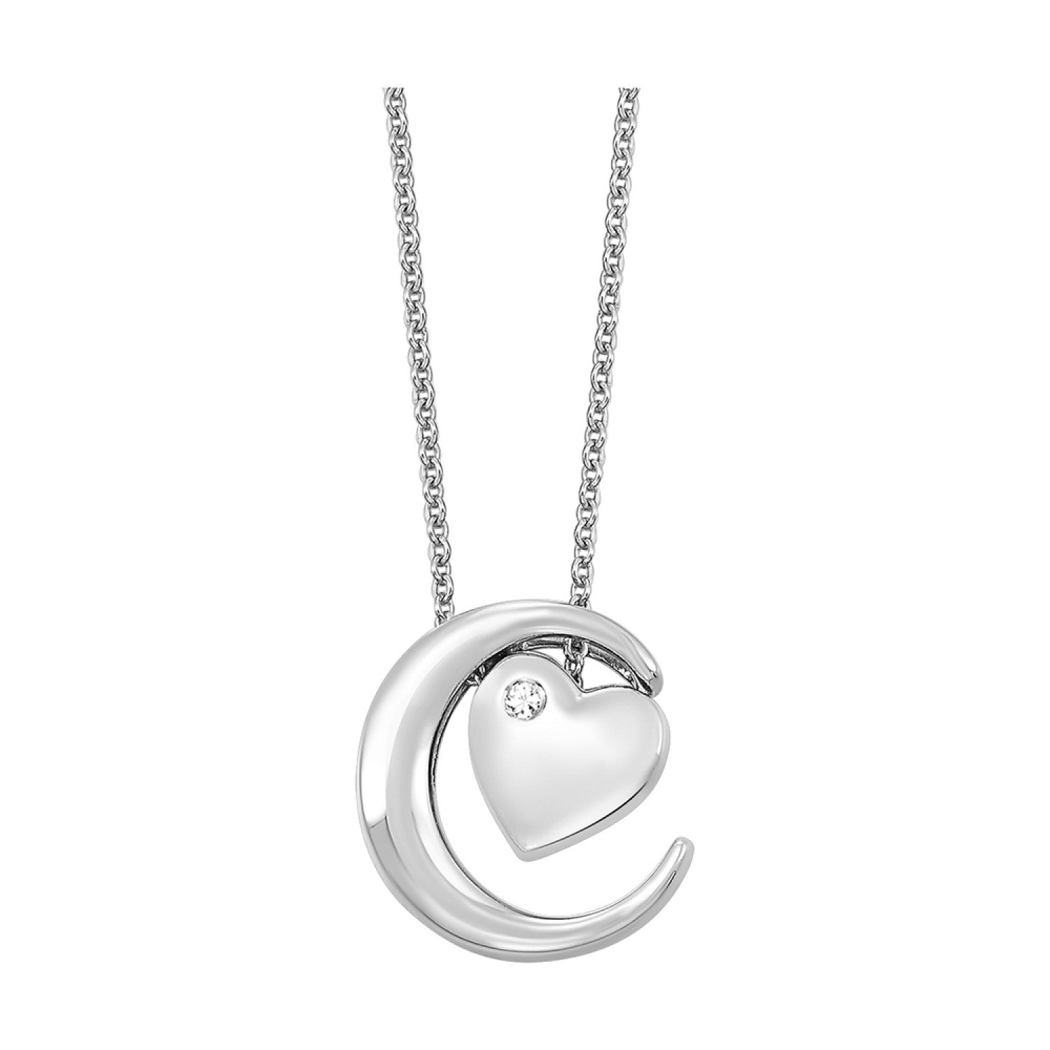 Silver Diamond Pendant | Pendants and Neckwear