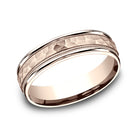 14K Rose Gold Men's Wedding Band - CF156309