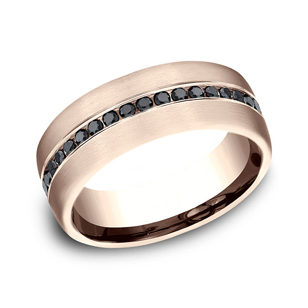 14K Rose Gold Men's Wedding Band - CF717551