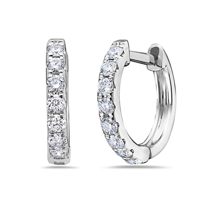 14K White Gold Earrings